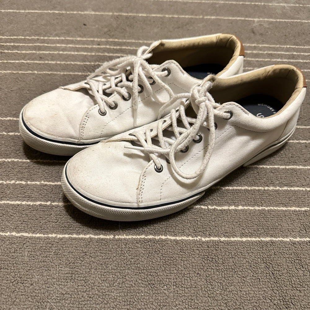 Sperry top siders canvas shoes boat